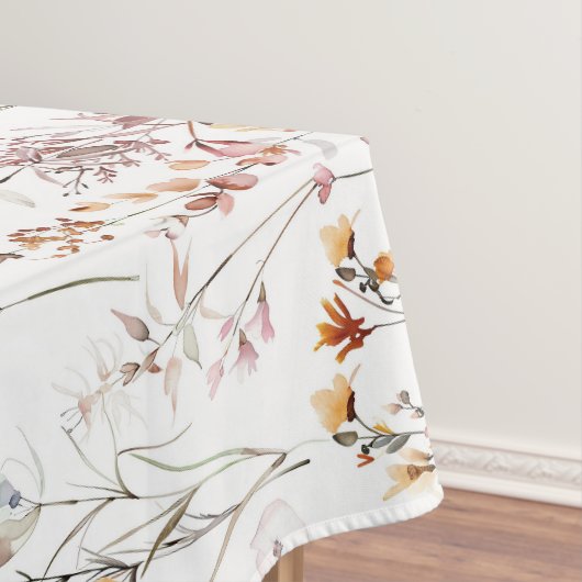 Rustic Wildflower Pattern Tafelkleed (Voorbeeld)