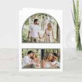 Rustic Wildflower Photo Collage QR Code Wedding (Achterkant)