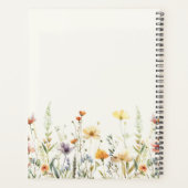 Rustic Wildflower Planner (Achterkant)
