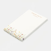 Rustic Wildflower Post-it Notes (Schuin)