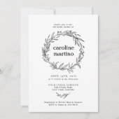 Rustic Wildflower Vrijgezellenfeest Kaart (Voorkant)