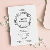 Rustic Wildflower Vrijgezellenfeest Kaart