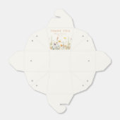 Rustic Wildflower Wedding Bedankdoosjes (Uitgevouwen)