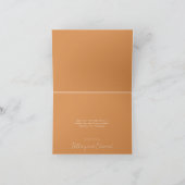 Rustic Wildflower Wedding Bedankkaart (Binnen)