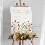 Rustic Wildflower Wedding Garden Flowers Welkom Poster<br><div class="desc">Dit elegante trouwwelkomstbord kenmerkt rustic boho-bloemen, die doen denken aan geperste bloemen. Het elegante kleurenschema van bruin, roest, terracotta en wit voegt een warm en aardig gevoel toe dat perfect is voor herfst, zomer, en lentesouwers. De tekst is een prachtige combinatie van kalligrafiescript en moderne typografie die zowel delicaat als...</div>