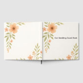 Rustic Wildflower Wedding Gastboek Gastenboek (Volledig)