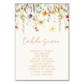 Rustic Wildflower Wedding Kaart (Voorkant)