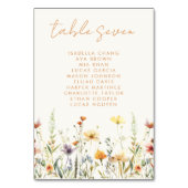 Rustic Wildflower Wedding Kaart (Voorkant)