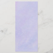 Rustic Wildflower Wedding Menu (Achterkant)