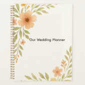Rustic Wildflower Wedding Planner Notitieboek (Voorkant)