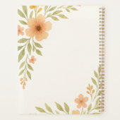 Rustic Wildflower Wedding Planner Notitieboek (Achterkant)