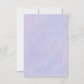 Rustic Wildflower Wedding RSVP Kaartje (Achterkant)