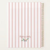 Rustic Wildflowers Krans Monogram Planner (Achterkant)