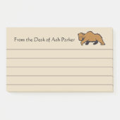 Rustic Wildlife Grizzly Beer Post-it® Notes (Voorkant)