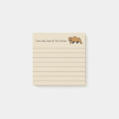 Rustic Wildlife Grizzly Beer Post-it® Notes (Voorkant)