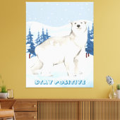 Rustic Wildlife Home Decor Stretched Canvas Print (Insitu (Woonkamer))