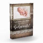 Rustic Will You Be My Godfather's voorstelfoto Fotoblokken (Links)