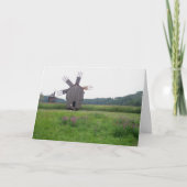 Rustic Windmill Wenskaart Kaart (Voorkant)