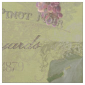 Rustic Wine Grapes Home Decor  Stof (Close Up)