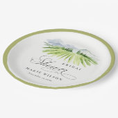 Rustic Winery Vineyard Mountain Vrijgezellenfeest Papieren Bordje (Gekanteld)