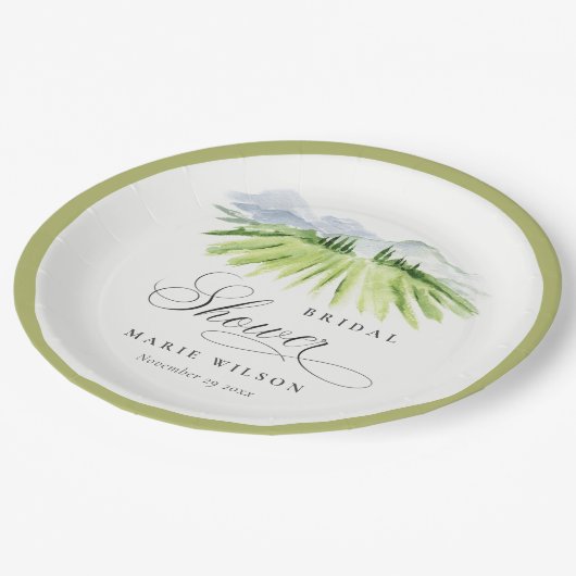 Rustic Winery Vineyard Mountain Vrijgezellenfeest Papieren Bordje (Gekanteld)