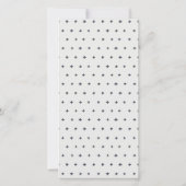 Rustic Winery Vineyard Mountain Wedding Menu Card (Achterkant)