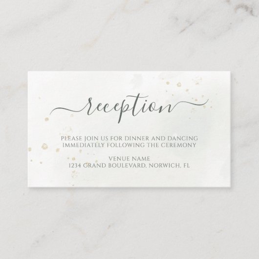 Rustic Winter Berries Pine Cone Greenery Wedding Informatiekaartje (Voorkant)