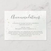 Rustic Winter Berries Pine Cone Greenery Wedding Informatiekaartje (Voorkant)