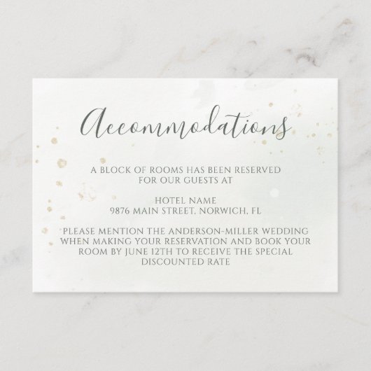 Rustic Winter Berries Pine Cone Greenery Wedding Informatiekaartje (Voorkant)