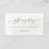 Rustic Winter Berries Pine Cone Greenery Wedding Informatiekaartje (Voorkant)