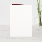 Rustic Winter Boughs Golden Joy 5 Foto Feestdagen Kaart (Achterkant)