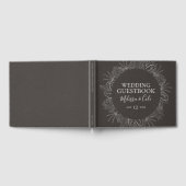 Rustic Winter | Charcoal Wedding Guest Book Gastenboek (Volledig)