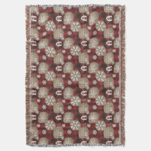 Rustic Winter Deken (Voorkant Verticaal)