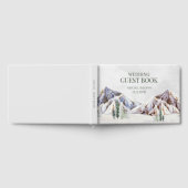 Rustic Winter Forest Mountain Wedding Gastenboek (Volledig)