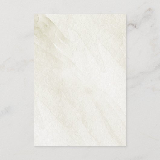 Rustic Winter Forest Pine Cone Wedding Informatiekaartje (Achterkant)