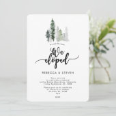 Rustic Winter heeft de knoop doorgehakt die we heb Kaart (Staand voorkant)