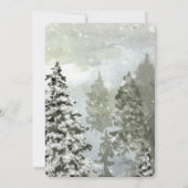 Rustic Winter heeft de knoop doorgehakt die we heb Kaart (Achterkant)