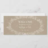 Rustic Winter | Kraft Hanging Seast Chart Header (Voorkant)