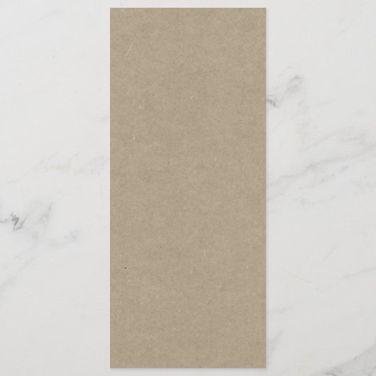 Rustic Winter | Menu Kraft Wedding Dinner (Achterkant)