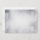 Rustic Winter Pine | Baby shower "Berries Floral" Kaart (Achterkant)