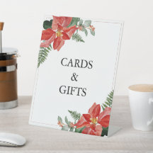 Rustic Winter Poinsettia Rode Kerst Huwelijk