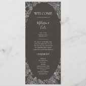 Rustic Winter | Programma voor het trekken van koo Programmakaart (Voorkant)