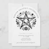 Rustic Winter Solstice Kaart (Voorkant)