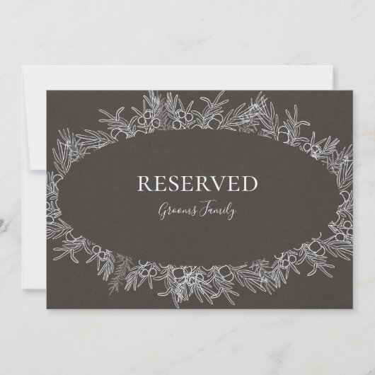 Rustic Winter | Teken met gereserveerde houtskool (Voorkant)