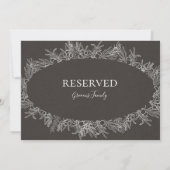 Rustic Winter | Teken met gereserveerde houtskool (Achterkant)