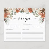 Rustic Winter Waterverf Vrijgezellenfeest Recipe K (Voorkant)