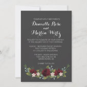 Rustic Winter Wedding Invite Kaart (Voorkant)