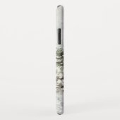 Rustic Winter Wonderland Beer in sneeuw Case-Mate iPhone Case (Achterkant/rechts)