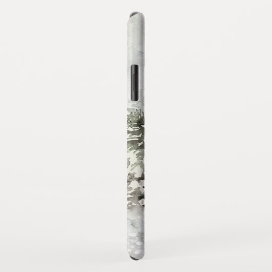 Rustic Winter Wonderland Beer in sneeuw Case-Mate iPhone Case (Achterkant/rechts)