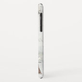 Rustic Winter Wonderland Beer in sneeuw Case-Mate iPhone Case (Achterkant/links)